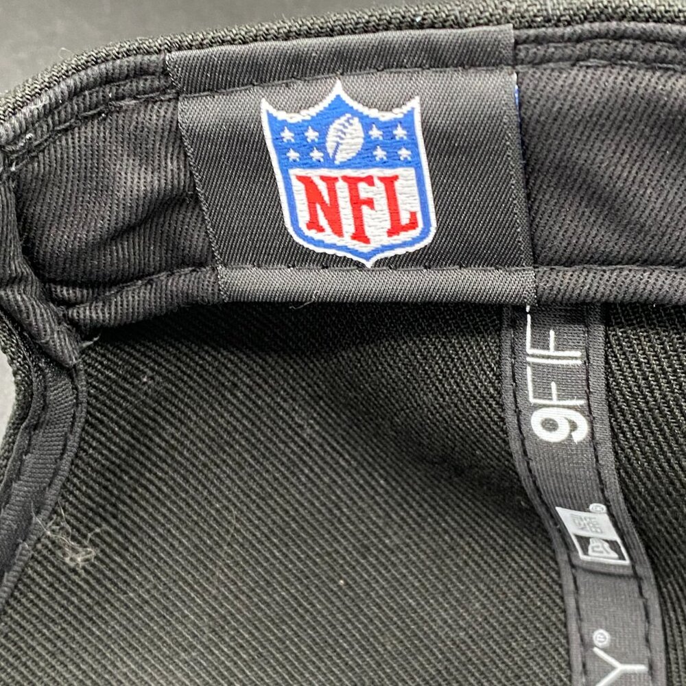New Era NFL Las Vegas Raiders Cap Hat Men's OSFM w/ Adjustable Strap Black - Picture 15 of 15
